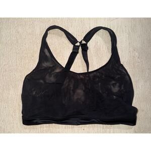 Curvycouture women’s black sheer mesh bralette